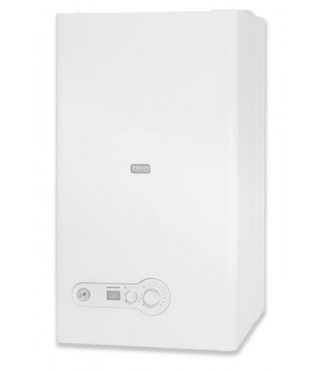 CALDAIA MURALE RIELLO A CONDENSAZIONE MODELLO START AR 29 KIS 29 KW A METANO ERP COMPLETA DI KIT FUMI CAMERA STAGNA 20113484